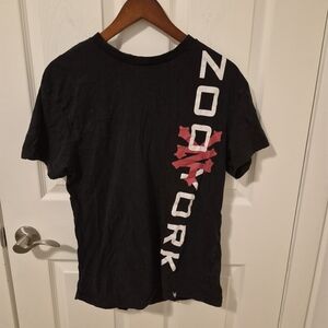 Zoo York Black T-Shirt with White Logo Print